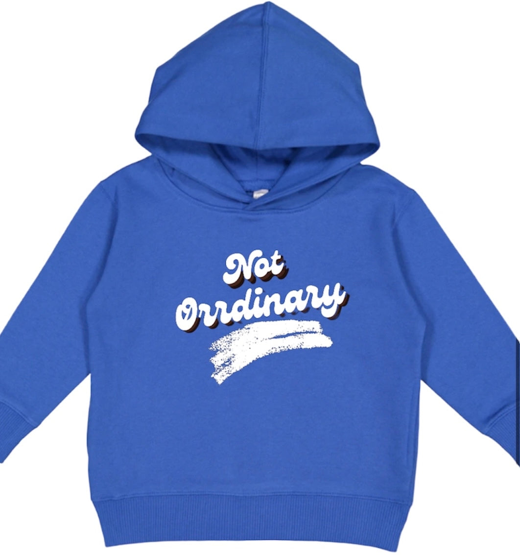 Not Orrdinary Kids Hoodie